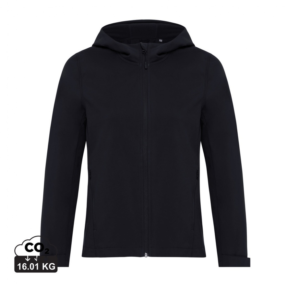 Logo trade corporate gift photo of: Iqoniq Makalu women recycled polyester soft shell jacket