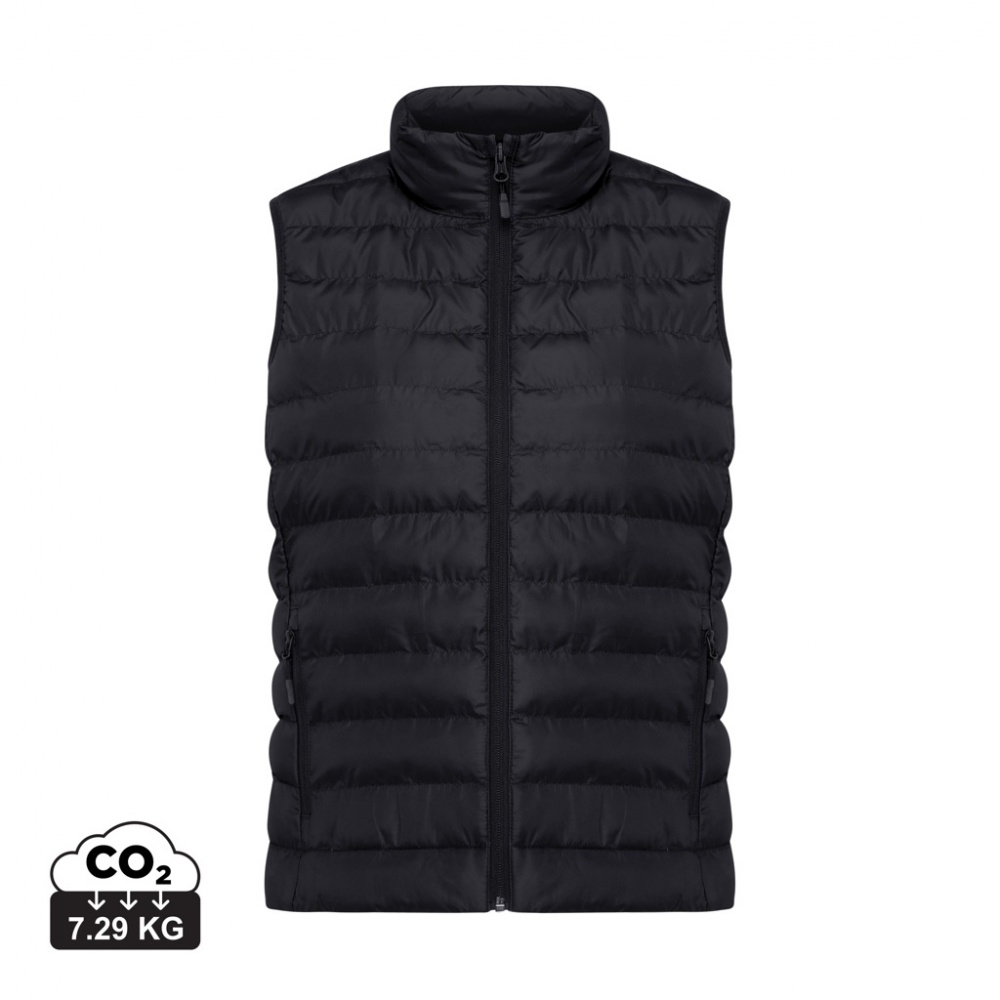 Logo trade corporate gift photo of: Iqoniq Meru women recycled polyester bodywarmer
