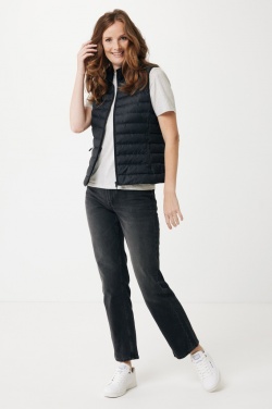 Logo trade promotional giveaway photo of: Iqoniq Meru women recycled polyester bodywarmer
