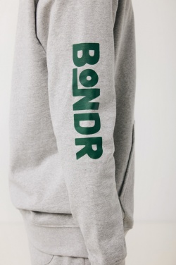 Logo trade promotional item photo of: Iqoniq Torres recycled cotton hoodie undyed