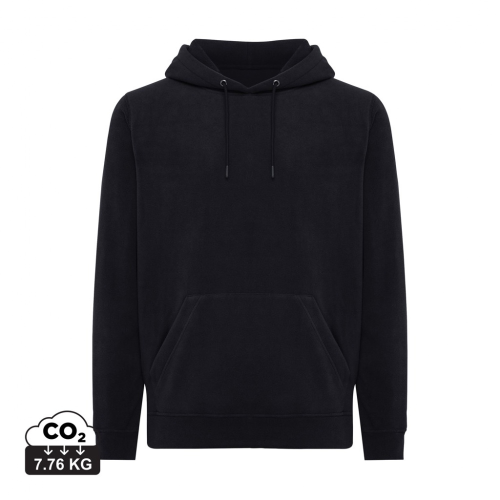 Logotrade promotional item picture of: Iqoniq Trivor recycled polyester microfleece hoodie