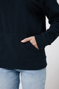 Logotrade advertising product image of: Iqoniq Trivor recycled polyester microfleece hoodie