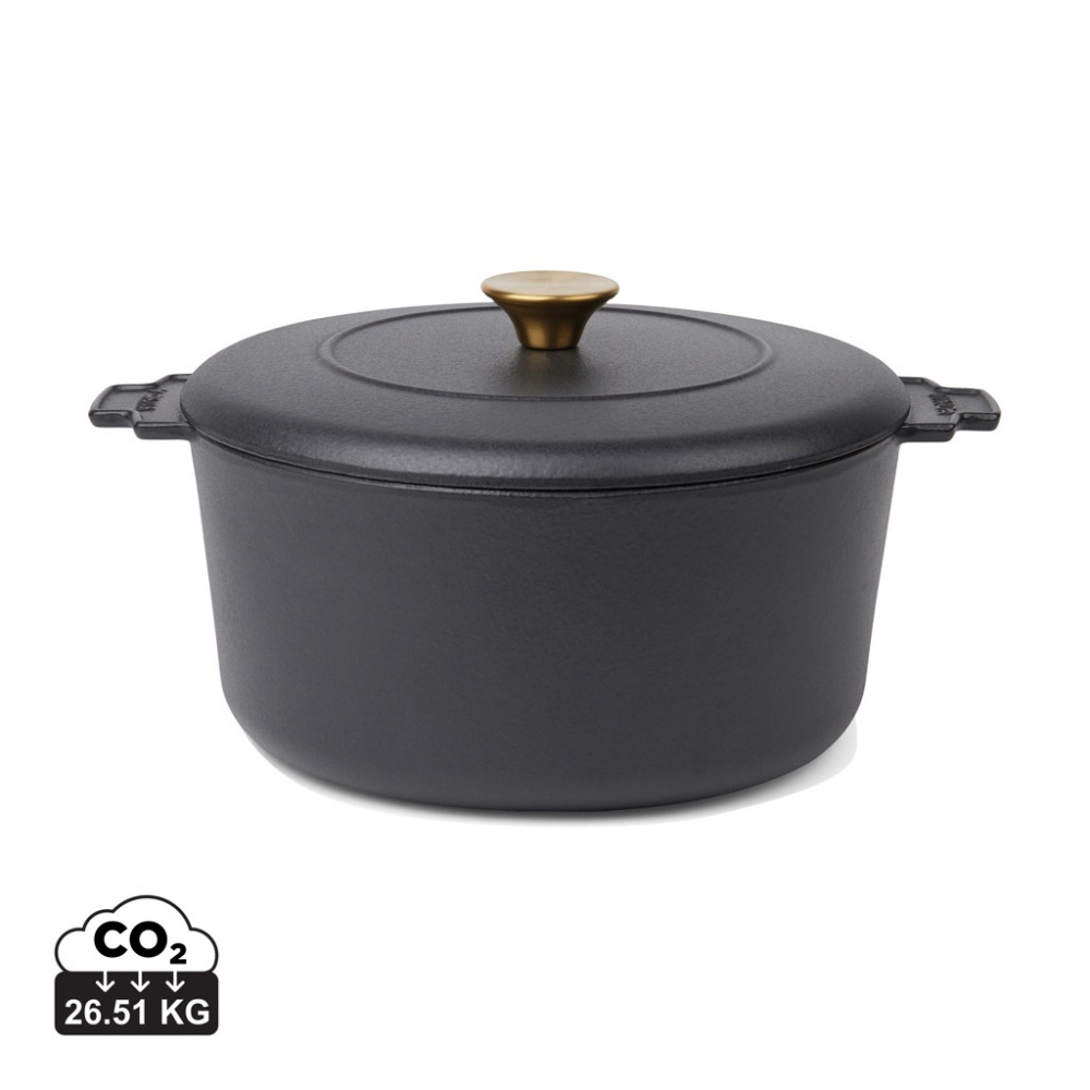 Logo trade promotional gifts picture of: VINGA Monte heritage cocotte 5.5 L