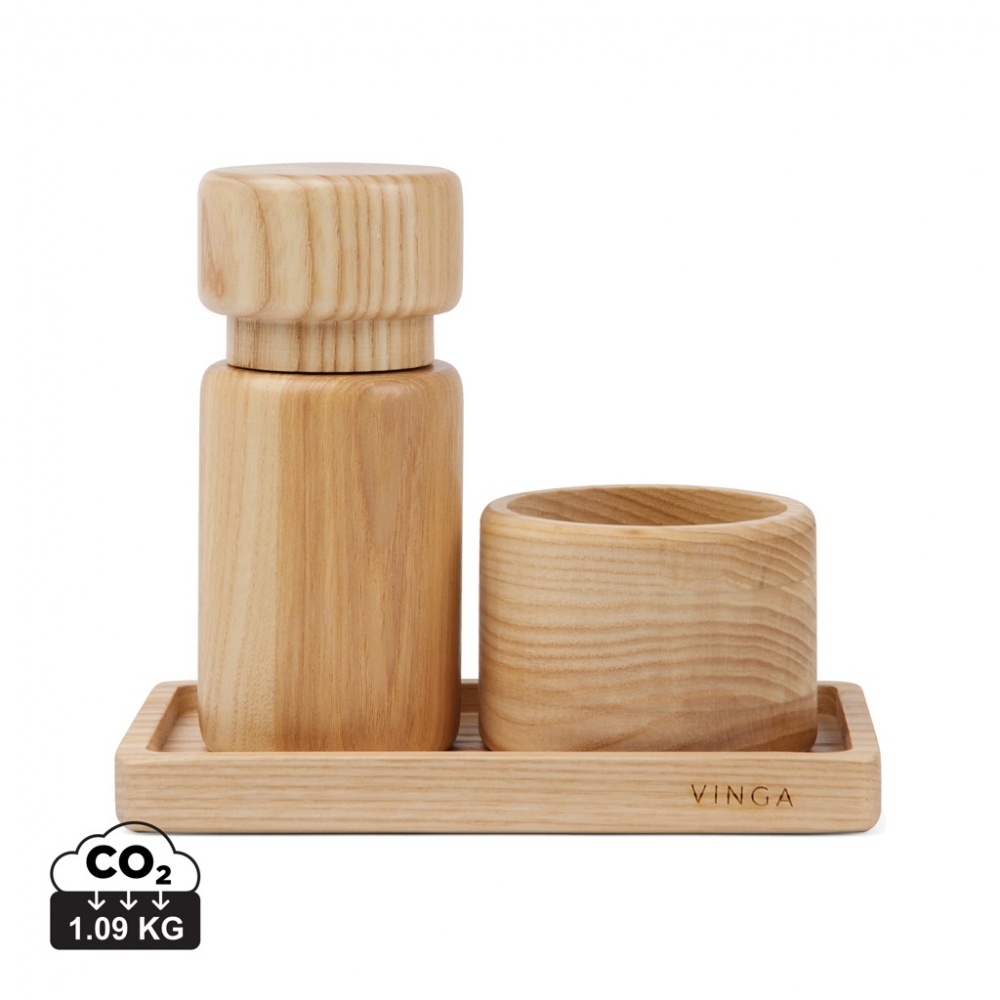 Logo trade advertising products image of: VINGA Retro salt & pepper set