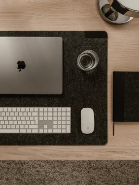 Logo trade promotional gifts picture of: VINGA Albon GRS recycled felt desk pad