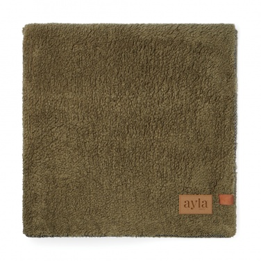 Logo trade promotional merchandise image of: VINGA Maine GRS recycled double pile blanket