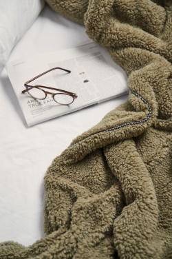 Logotrade promotional giveaways photo of: VINGA Maine GRS recycled double pile blanket