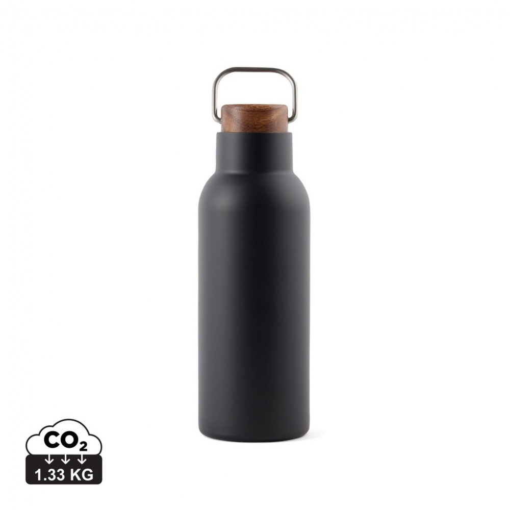 Logo trade promotional giveaways picture of: VINGA Ciro RCS recycled vacuum bottle 580ml