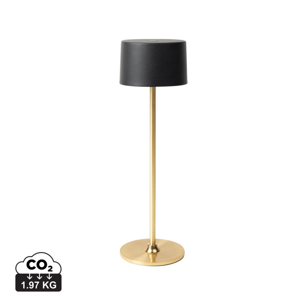 Logo trade promotional giveaways image of: VINGA Nauro RCS recycled ABS table lamp