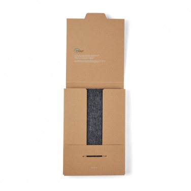 Logotrade promotional gift picture of: VINGA Albon GRS recycled felt notebook