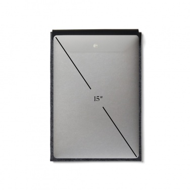 Logotrade promotional item picture of: VINGA Albon GRS recycled felt 15" laptop sleeve