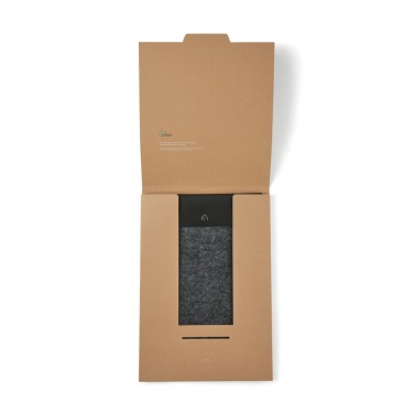 Logotrade promotional merchandise photo of: VINGA Albon GRS recycled felt 15" laptop sleeve