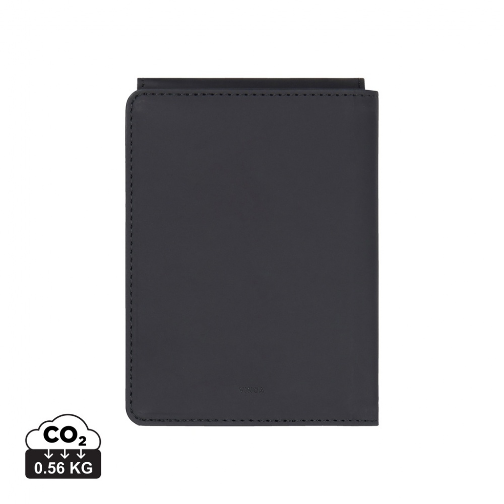 Logotrade promotional product picture of: VINGA Baltimore RCS recycled polyester RFID passport cover