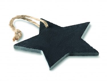 Logotrade corporate gift image of: Slate xmas hanger star
