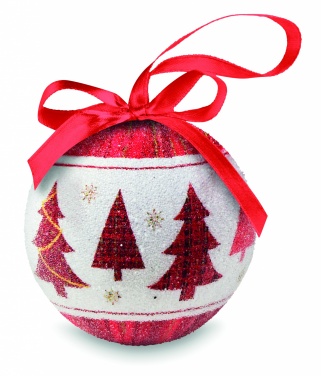 Logo trade promotional merchandise image of: Christmas bauble in gift box