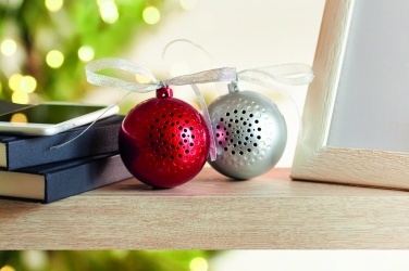 Logo trade corporate gifts picture of: Speaker Christmas ball
