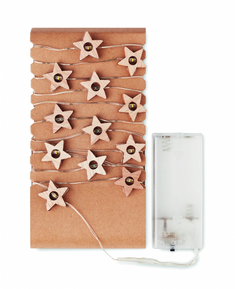Logotrade promotional giveaway image of: String with 20 star lights