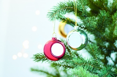 Logo trade promotional items image of: Christmas ball for sublimation