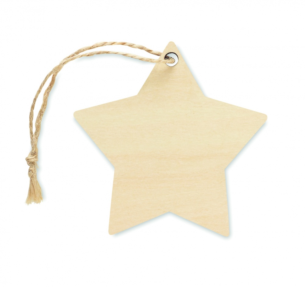 Logotrade promotional items photo of: Christmas ornament star