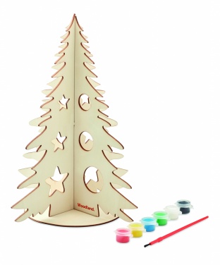 Logo trade promotional merchandise photo of: DIY wooden Christmas tree