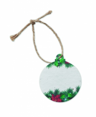 Logotrade promotional gifts photo of: Seed paper Xmas ornament