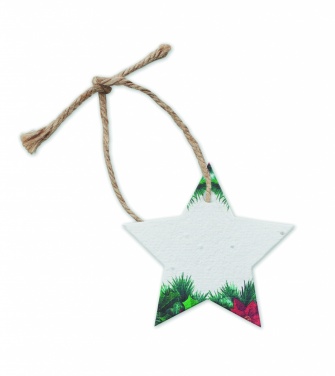 Logo trade advertising products picture of: Seed paper Xmas ornament