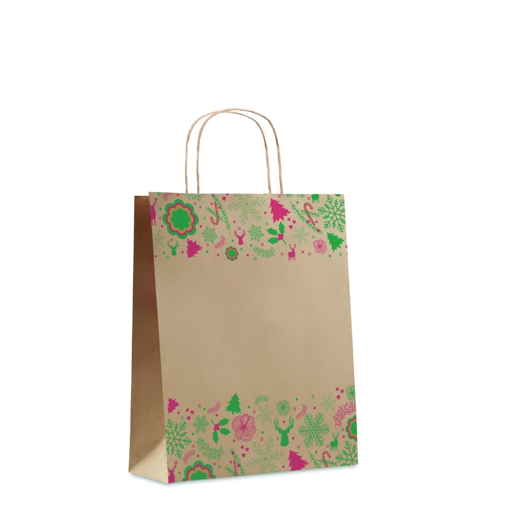 Logo trade business gifts image of: Gift paper bag medium