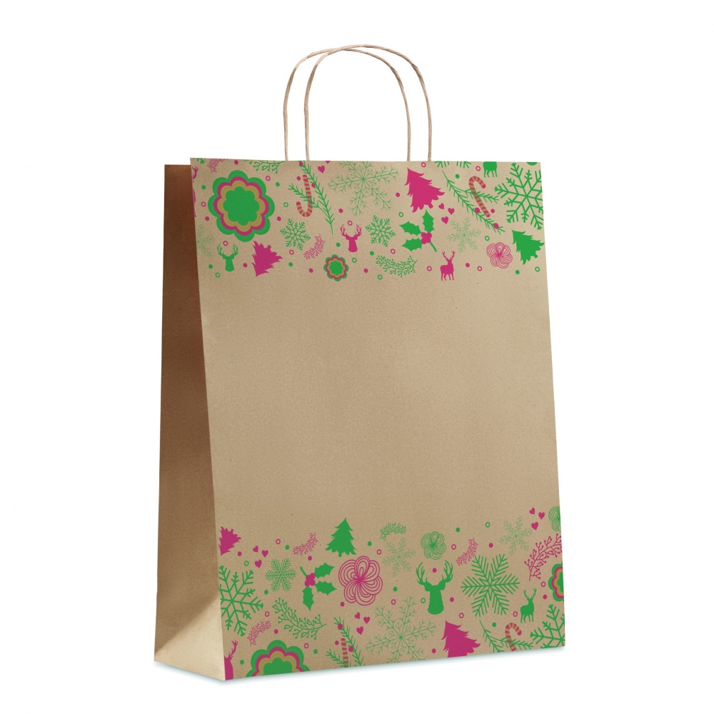 Logo trade promotional merchandise photo of: Gift paper bag large