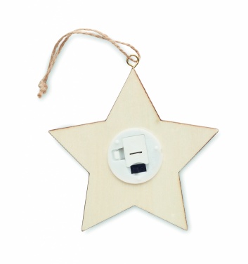 Logotrade promotional giveaway picture of: MDF star with light
