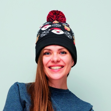Logotrade promotional item image of: Christmas knitted beanie