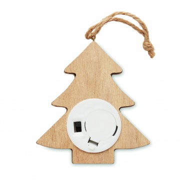 Logo trade corporate gifts picture of: Wooden weed tree with lights