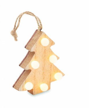 Logotrade promotional merchandise photo of: Wooden weed tree with lights