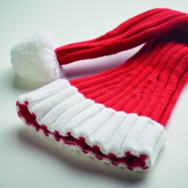 Logotrade promotional merchandise picture of: Long Christmas knitted beanie