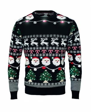 Logo trade promotional gifts picture of: Christmas LED sweater L/XL