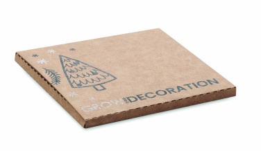 Logo trade promotional products image of: Wooden tree shape hanger