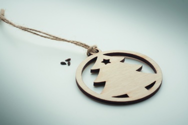 Logo trade business gifts image of: Wooden tree shape hanger