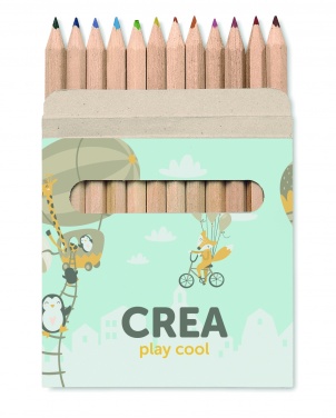 Logotrade promotional merchandise image of: 12 coloured pencils set