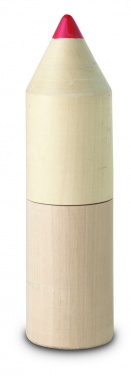 Logo trade promotional gift photo of: 12 pencils in wooden box