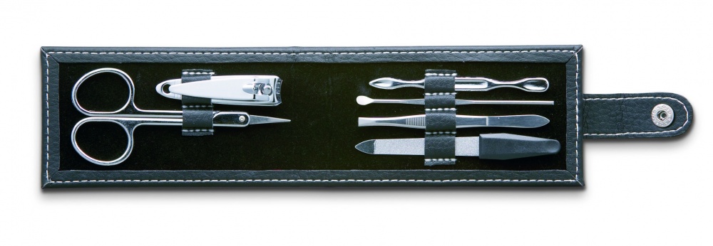 Logotrade promotional item picture of: 6-tool manicure set in pouch