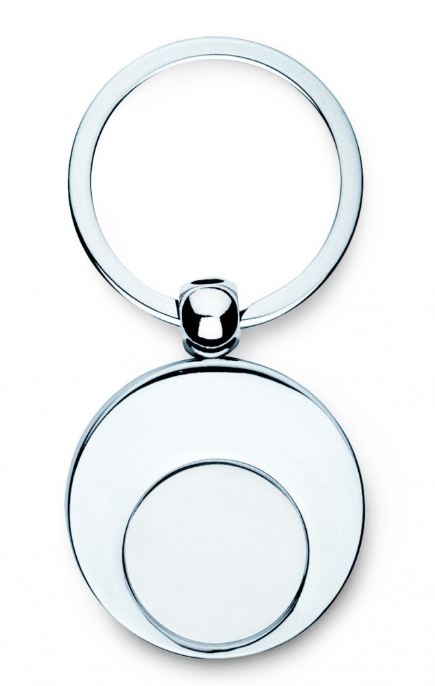 Logo trade promotional items picture of: Metal key ring with token Tampere