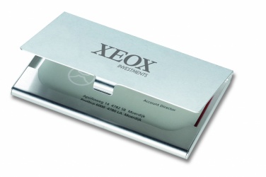 Logo trade promotional gifts image of: Aluminium business card holder