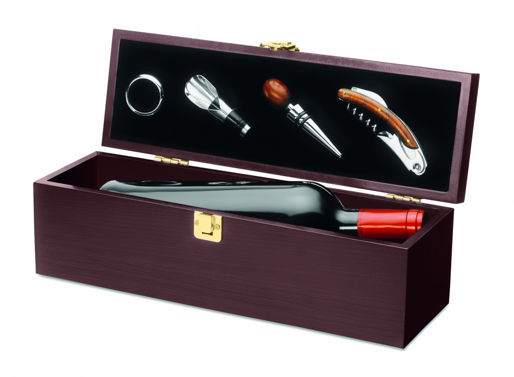 Logotrade advertising product image of: Wine set in wine box