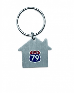 Logotrade promotional giveaway image of: Metal key holder house Lahti