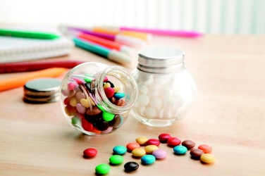 Logo trade promotional gifts image of: Chocolates in glass holder