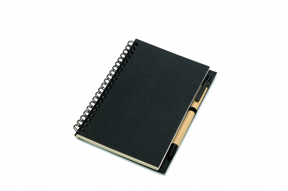 Logotrade promotional gift image of: B6 Recycled notebook with pen