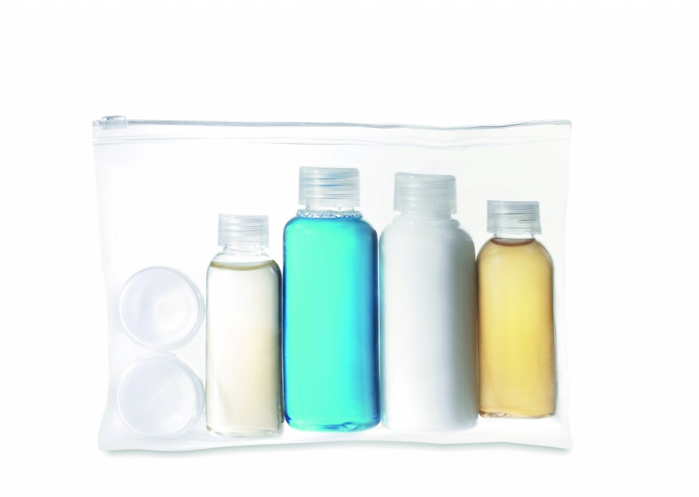 Logo trade advertising products picture of: Travelling pouch with bottles