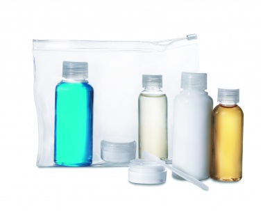 Logo trade promotional items picture of: Travelling pouch with bottles