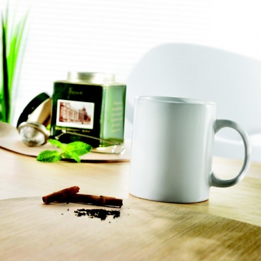 Logo trade promotional items image of: Classic ceramic mug 300 ml