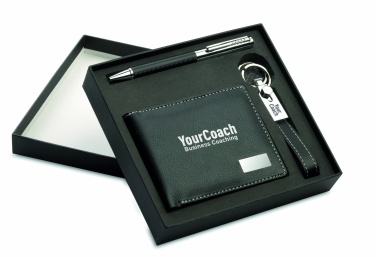 Logo trade promotional items picture of: Ball pen key ring and wallet Lappeenranta