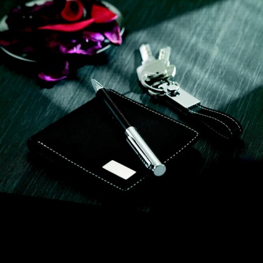 Logo trade promotional gifts picture of: Ball pen key ring and wallet Lappeenranta